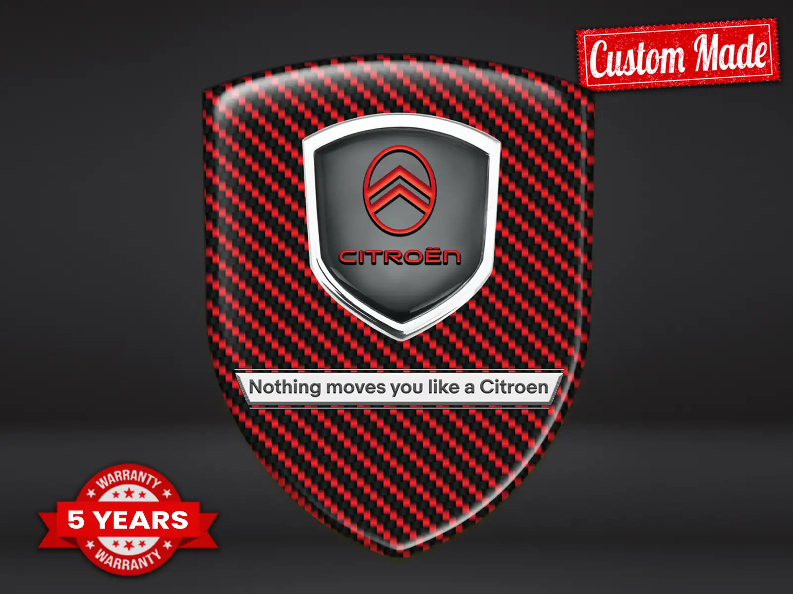 Citroen Badge Silicone Auto Pro Max Durevoli Chic Design